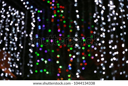 Abstract Light Bokeh on back Background