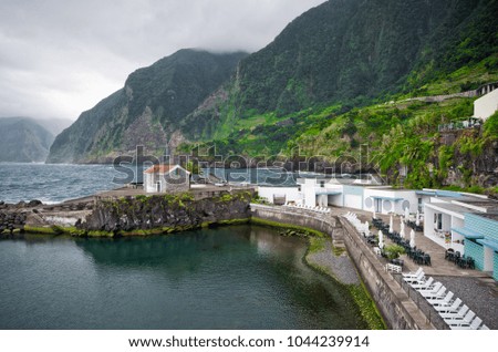 Port in Seixal - Madeira, Portugal