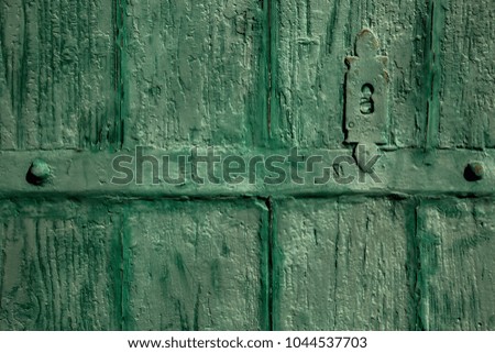 Old wooden doors