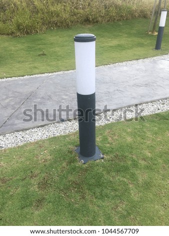 Pole in park