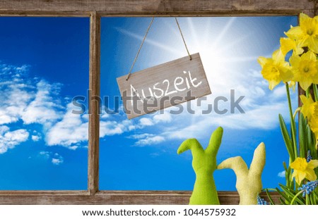 Window, Blue Sky, Auszeit Means Downtime