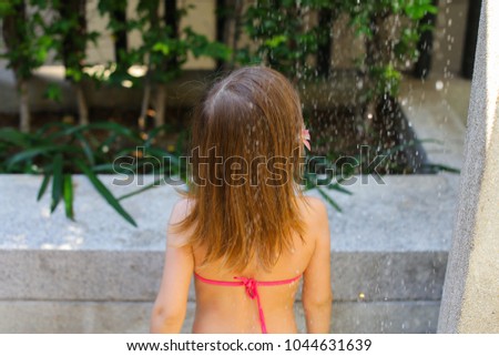 Pictures of girls taking a shower