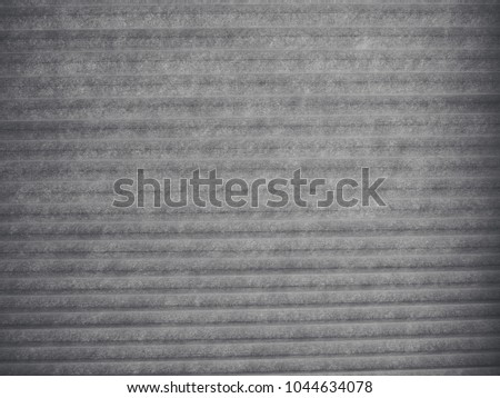 Grey background of stripe shaded of curtain.