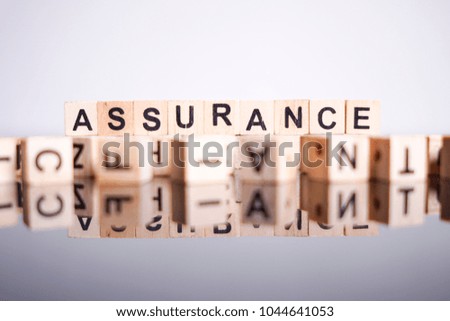Assurance word cube on reflection