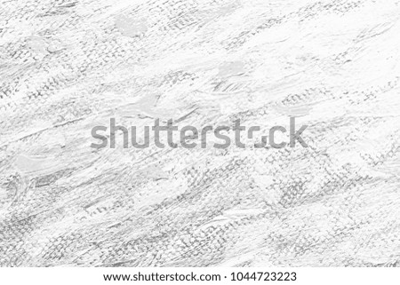 Black and White of oil painting on canvas texture background