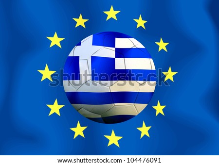 Greece soccer ball