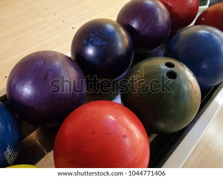 Colorful Bowling Balls