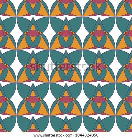 Seamless abstract  pattern. Stylish geometric background.