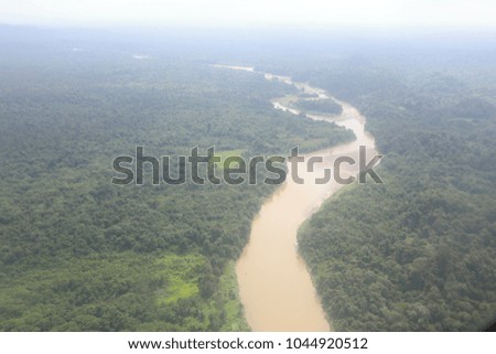 Aerial view of Gunung Mulu National Park, Malaysia
