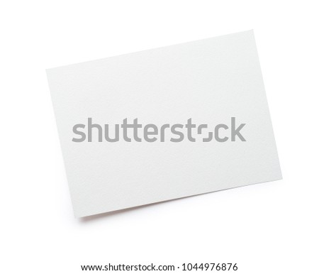 close up of stack of mockup white papers letter isolated clipping mask on white background with path, top view Royalty-Free Stock Photo #1044976876