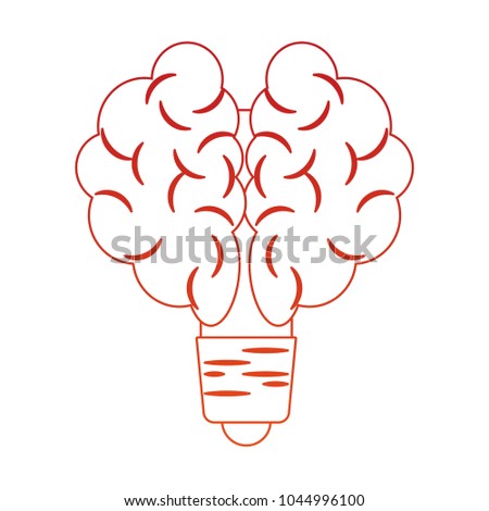 Bulb and idea symbol