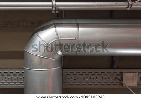 Heating duct, close up