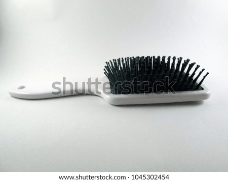 Hair brush isolated