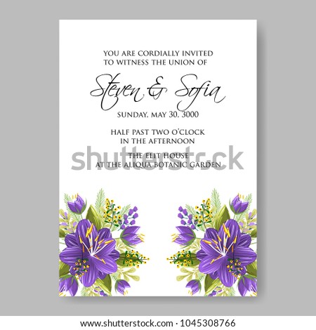 Tropical summer floral hibiscus wedding invitation background template