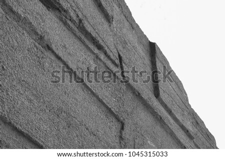 Abstract concrete wall with relief texture