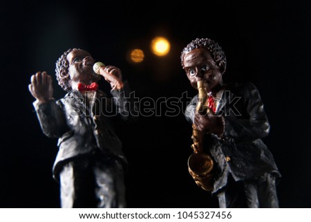 jam session with puppets jazz musicians playing saxophone and singing