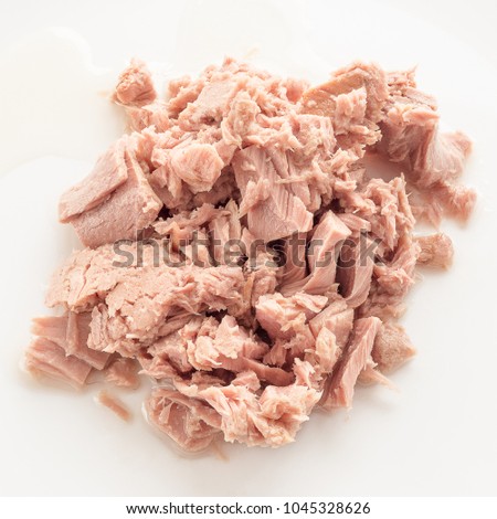 Tuna on a white background Royalty-Free Stock Photo #1045328626