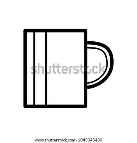 a travel coffe cup icon vector template