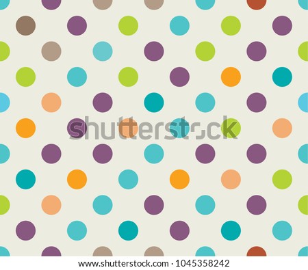 seamless abstract colorful dot vector patterns 