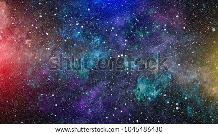 Star field in deep space many light years far from the Earth. Elements of this image furnished by NASA