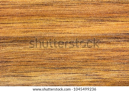 Texture of wooden table. Background of oak wood in brown color.