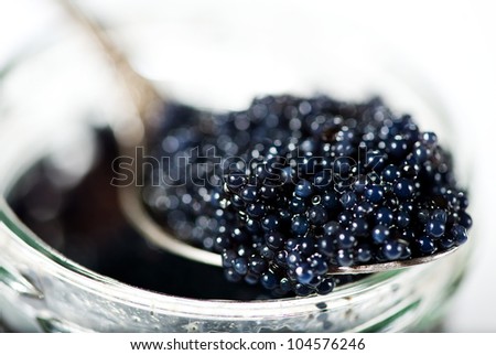 Black caviar Royalty-Free Stock Photo #104576246
