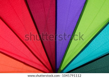 Colorful umbrella,Rainbow umbrella 