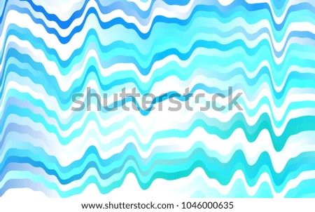 Light Blue, Green vector template with lines, ovals. Creative illustration in halftone marble style with gradient. New composition for your brand book.