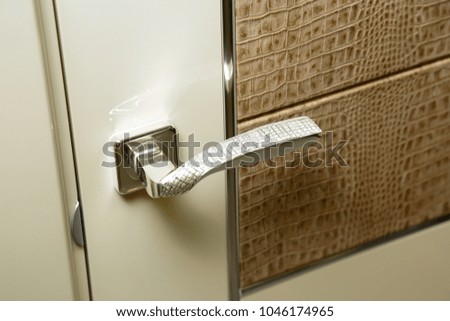 Metal door handle

