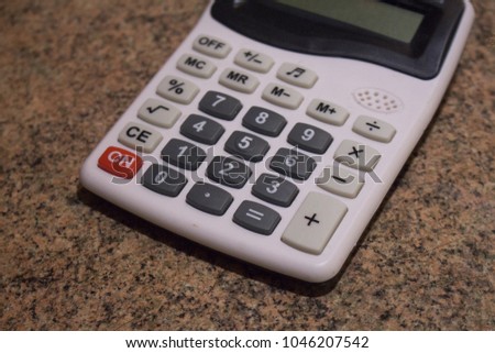 calculator blackground granit