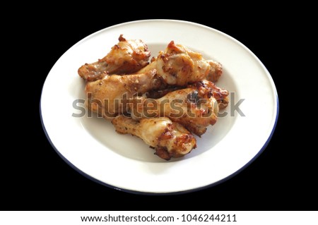 Picture for THAI homemade food catalogs menu ,Deep fried wing chicken