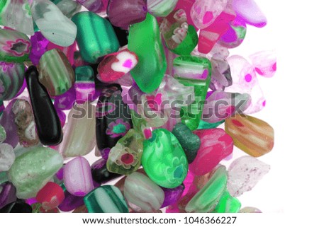color glass bead texture as nice background  