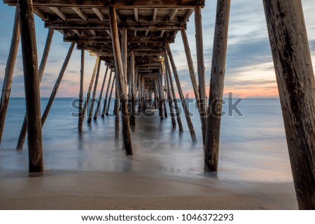 under the pier Royalty-Free Stock Photo #1046372293