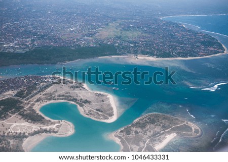 An Aerial view of Indonesia