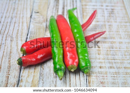 Chilli Blue and Red