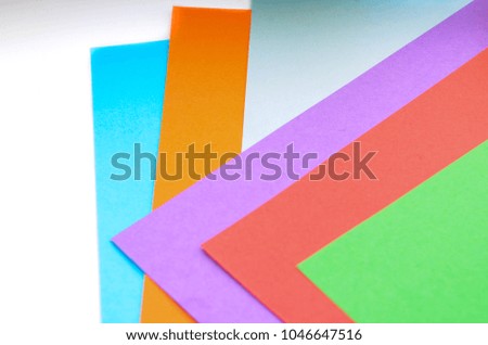 Geometric colourful paper background.
