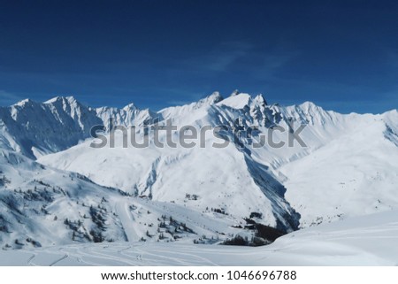 Mountain Landscape -France (valloire)- winter