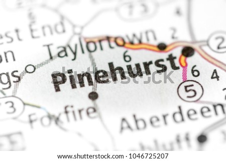 Pinehurst. North Carolina. USA Royalty-Free Stock Photo #1046725207