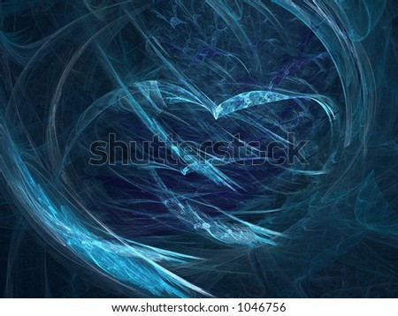 Abstract in blue, great depth and very suitable for web-use