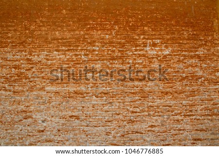 Orange brick wall 