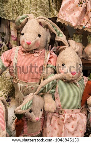 Toy Stuffed Cute Decorative Easter Bunnies 