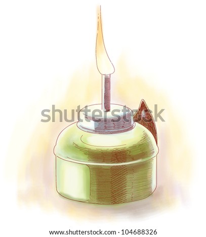Vector Muslim Oil Lamp - Pelita