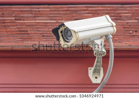 Outdoor Security camera or Closed Circuit Television camera  (cctv).