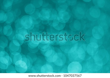 abstract gorgeous bright aqua blue bokeh background.