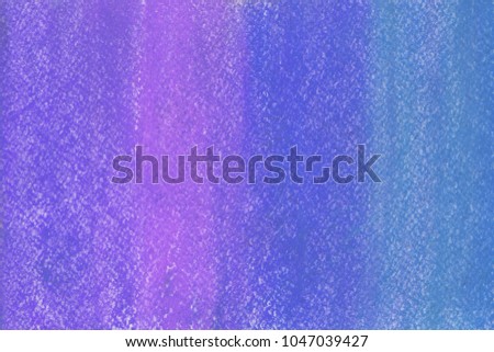 Colorful chalk pastel textures on white paper background. Abstract pencil strokes.