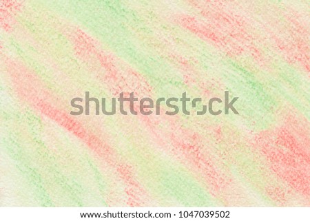 Colorful chalk pastel textures on white paper background. Abstract pencil strokes.
