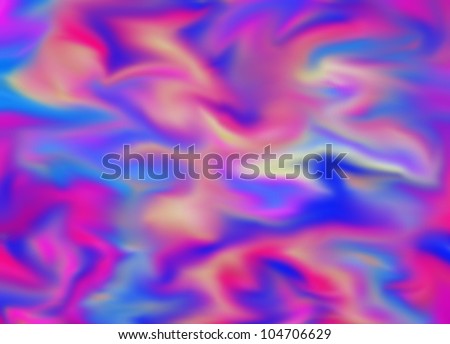 Abstract magenta and blue swirling psychedelic background