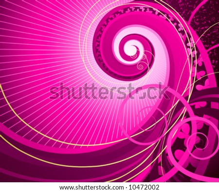 Abstract swirl. Beautiful vector illustration.