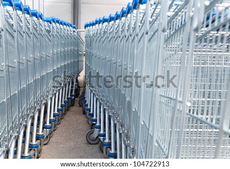 Supermarket shopping carts