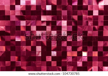 Glamour mosaic disco pattern